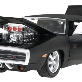 Dodge Charger Rt Iz 1970. Crni Rastar Model 1:16 Automobil Na Daljinsko Upravljanje, Crna 6