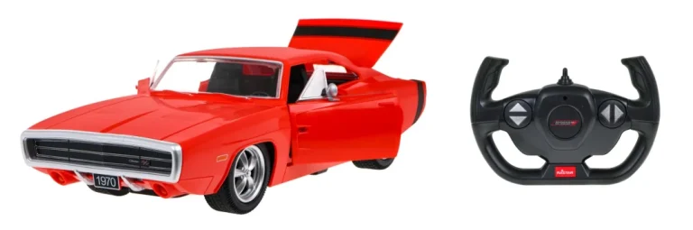 Dodge Charger Rt Iz 1970. Crveni Rastar Model 1:16 Automobil Na Daljinsko Upravljanje, Crvena 2