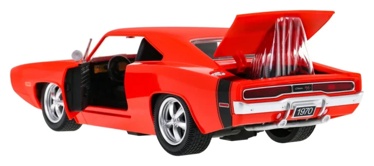Dodge Charger Rt Iz 1970. Crveni Rastar Model 1:16 Automobil Na Daljinsko Upravljanje, Crvena 4