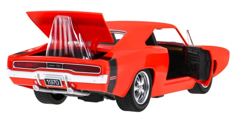 Dodge Charger Rt Iz 1970. Crveni Rastar Model 1:16 Automobil Na Daljinsko Upravljanje, Crvena 5