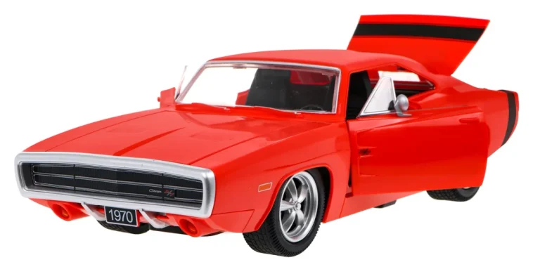 Dodge Charger Rt Iz 1970. Crveni Rastar Model 1:16 Automobil Na Daljinsko Upravljanje, Crvena 7