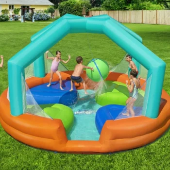 Dodge Drench Bestway Vodeni Park Igralište + Vodeni Prskalica + 4 Platforme Na Napuhavanje 11