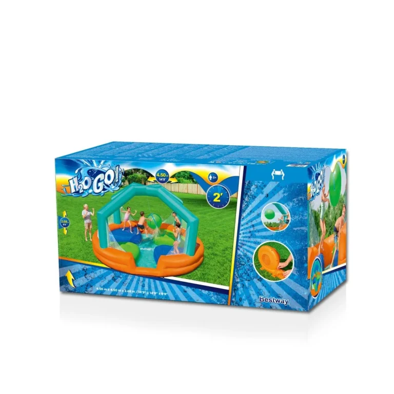 Dodge Drench Bestway Vodeni Park Igralište + Vodeni Prskalica + 4 Platforme Na Napuhavanje 14
