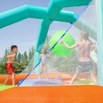 Dodge Drench Bestway Vodeni Park Igralište + Vodeni Prskalica + 4 Platforme Na Napuhavanje 9