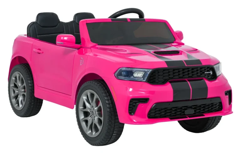Dodge Durango Ružičasti Auto Na Akumulator 4