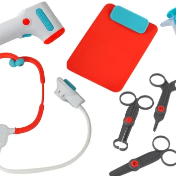 Doktorski Set S Kolicima, Rendgen, Ekg, Svjetla I Zvuk, 36 Dijelova 2