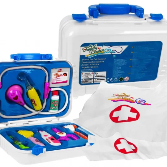 Doktorski Set U Koferu 3+ S Pregačom 10 Dijelova 1