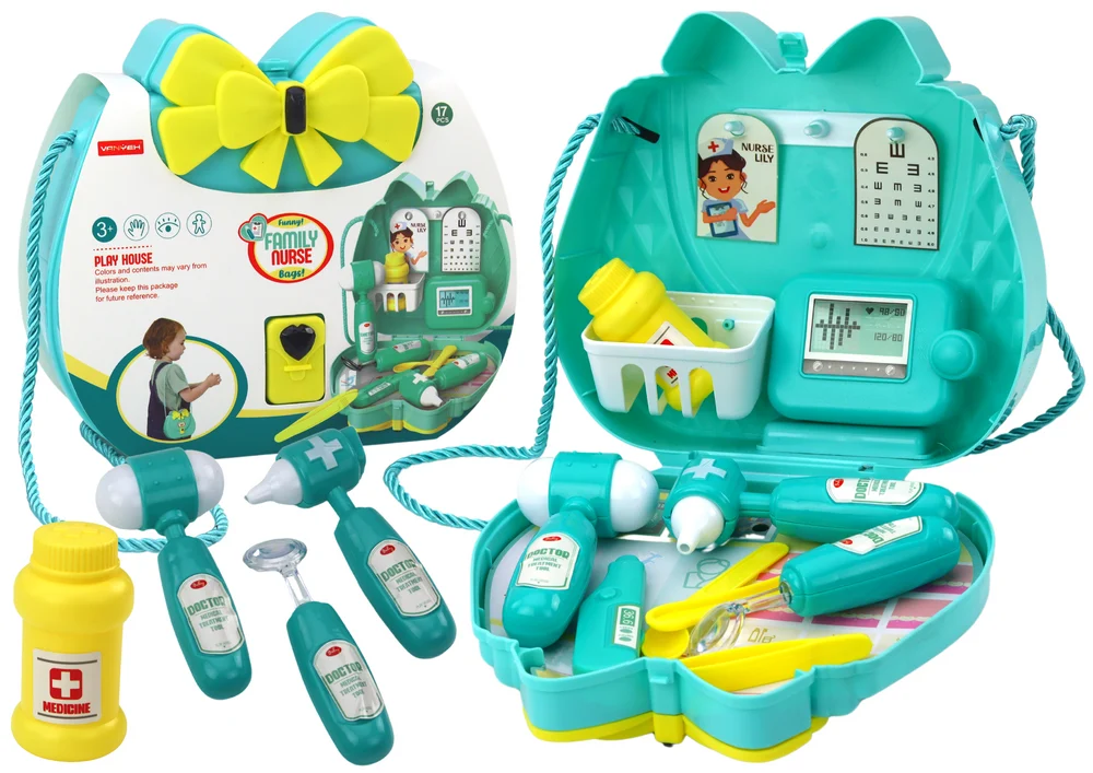 Doktorski Set U Tirkiznoj Torbici 1