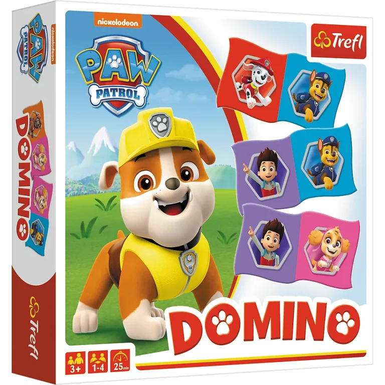 Domino Paw Patrol – Edukativna Igra Za Djecu Trefl 01895 1