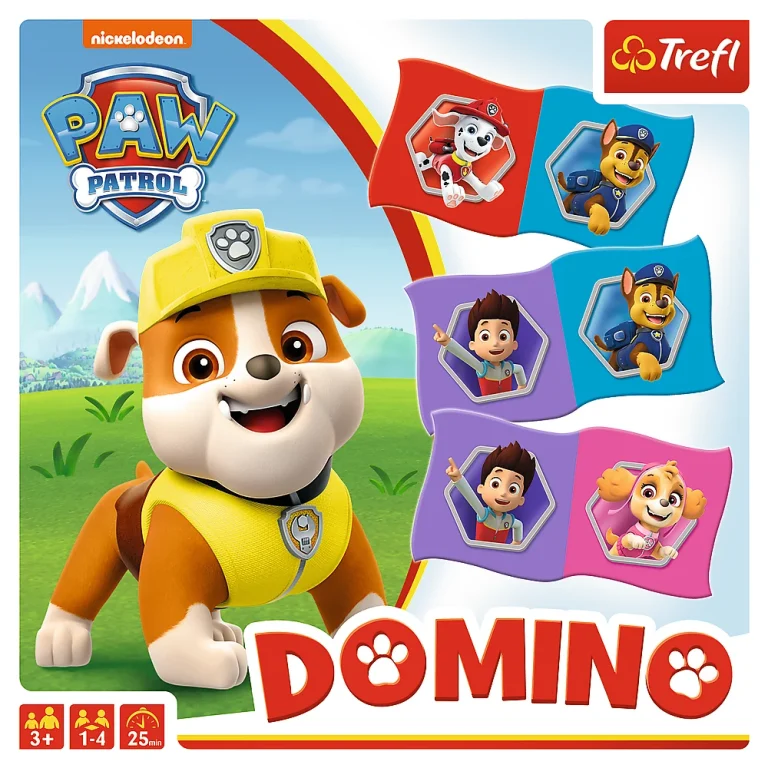 Domino Paw Patrol – Edukativna Igra Za Djecu Trefl 01895 5