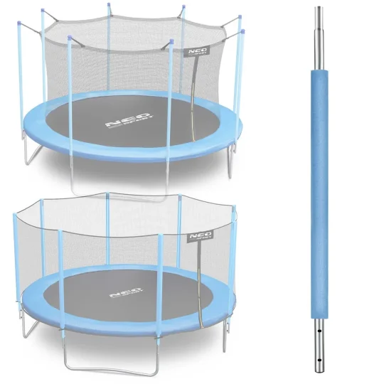 Donji Stup Trampolina Neo Sport, Vanjska I Unutarnja Mreža, 8–15 Ft, Plavi 1
