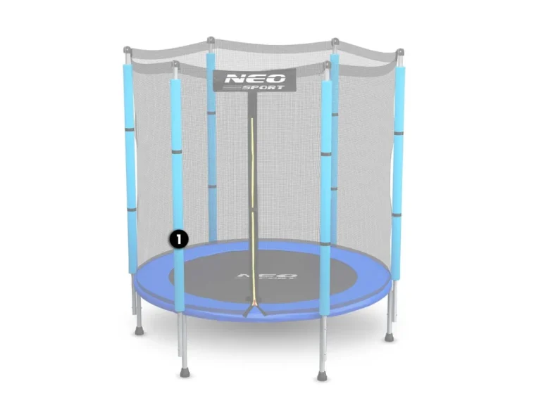 Donji Stup Trampolina Neo Sport, Vanjska Mreža, Ø 1,4 M, Plavi 3