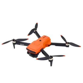 Dron D6 Pro, Dvostruka Hd Kamera, Led Svjetla, Narančasta 2