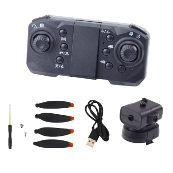 Dron D6 Pro, Dvostruka Hd Kamera, Led Svjetla, Narančasta 3