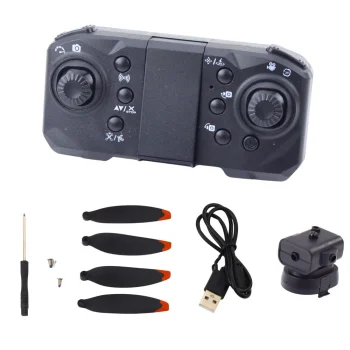 Dron D6 Pro, Kamera, Led Svjetla, Aplikacija App Rc, Svijetlo Siva 3