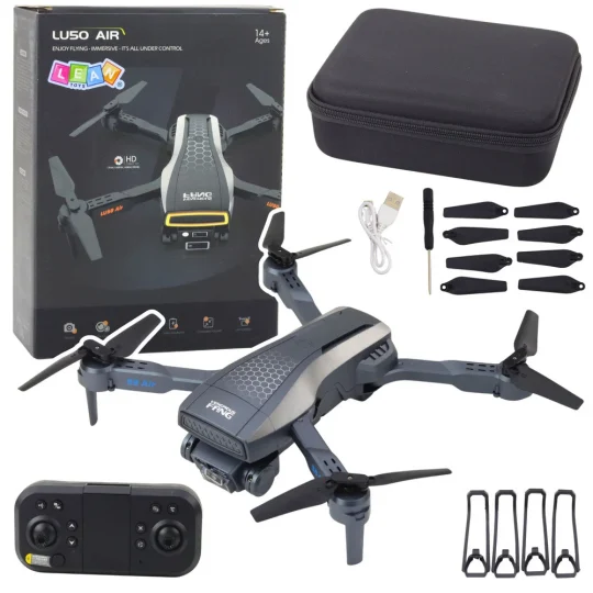 Dron Lu50 Air S Dvostrukom Kamerom, Hd Video, Led Svjetlima I Aplikacijom 1