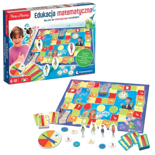 Društvena Igra Edukativna Matematika Clementoni 50778, Poljski Jezik 1