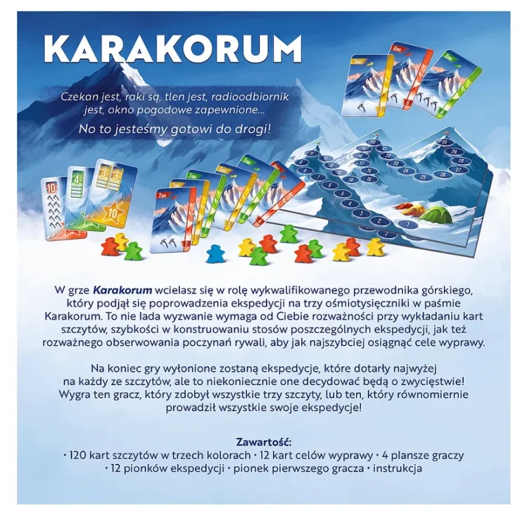 Društvena Igra Karakorum Reiner Knizia: Kralj Planina Trefl 02739 4