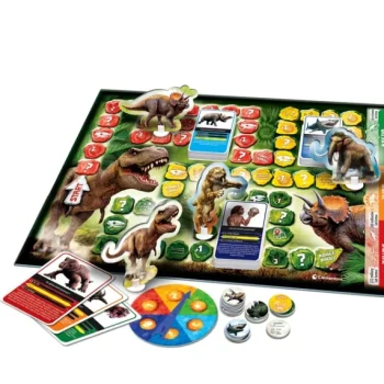 Društvena Igra Kviz Dinosauri I Prapovijest Ledeno Doba Izdanje Poljski Jezik Clementoni 50804 2