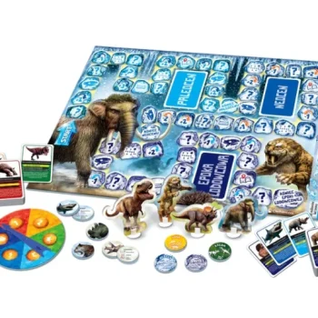 Društvena Igra Kviz Dinosauri I Prapovijest Ledeno Doba Izdanje Poljski Jezik Clementoni 50804 3