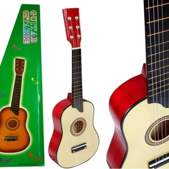 Drvena Gitara S Trzalicom Bež 2