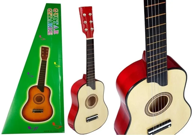 Drvena Gitara S Trzalicom Bež 2