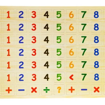 Drvena Magnetska Ploča Za Djecu 3+ Edukativni Set + Pribor 10