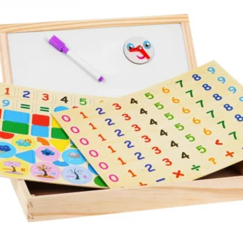 Drvena Magnetska Ploča Za Djecu 3+ Edukativni Set + Pribor 2