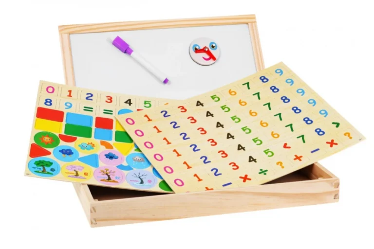 Drvena Magnetska Ploča Za Djecu 3+ Edukativni Set + Pribor 2
