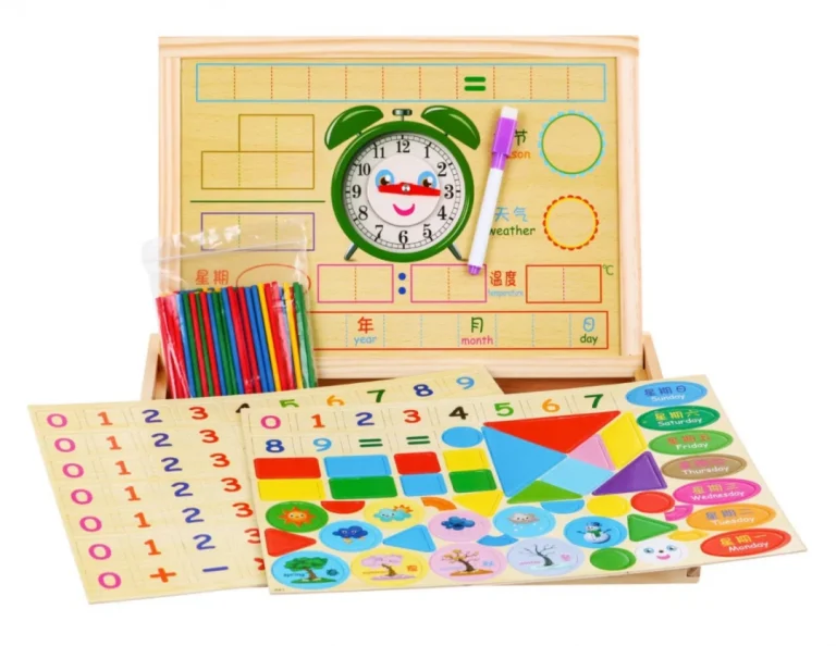 Drvena Magnetska Ploča Za Djecu 3+ Edukativni Set + Pribor 3