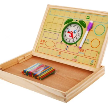 Drvena Magnetska Ploča Za Djecu 3+ Edukativni Set + Pribor 5