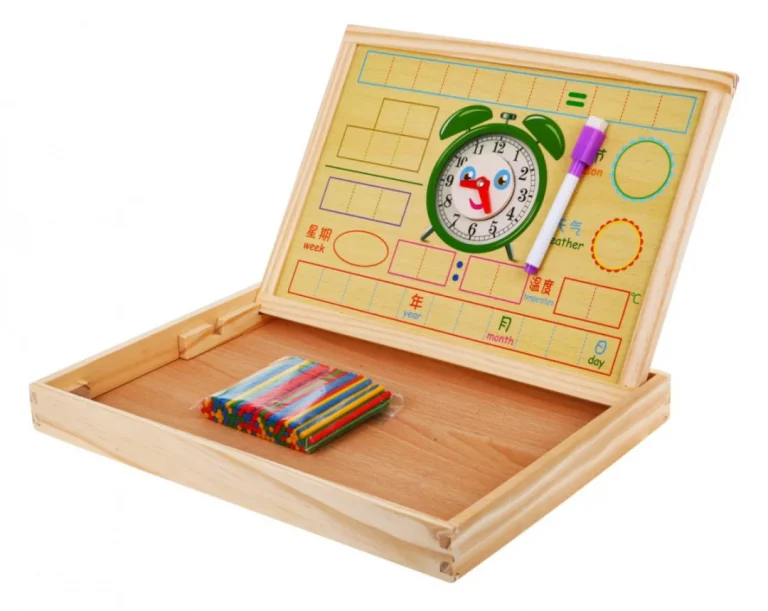 Drvena Magnetska Ploča Za Djecu 3+ Edukativni Set + Pribor 5