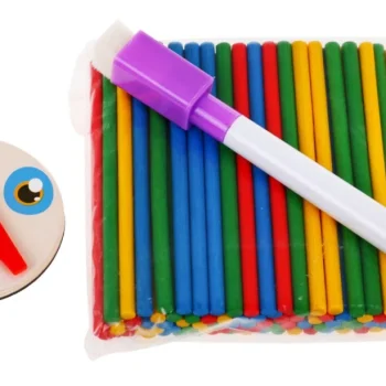 Drvena Magnetska Ploča Za Djecu 3+ Edukativni Set + Pribor 8