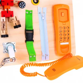 Drvena Manipulativna Ploča Za Djecu 3+ 7
