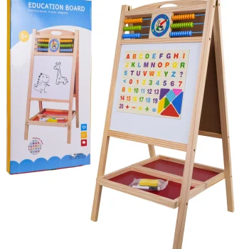 Drvena Ploča S Abakusom + Pribor, Bijela 2