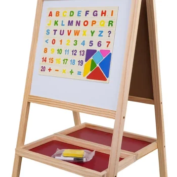 Drvena Ploča S Abakusom + Pribor, Bijela 4