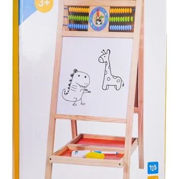 Drvena Ploča S Abakusom + Pribor, Bijela 8