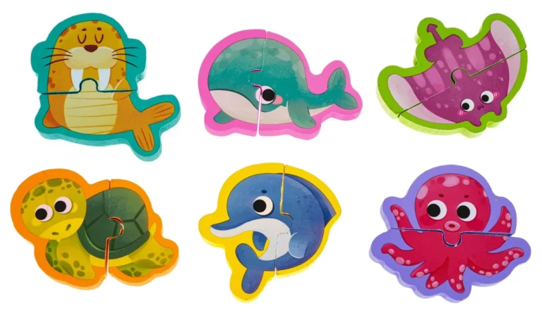 Drvena Ploča + Slagalica S Oceanom 3