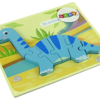 Drvena Slagalica Dinosaur Brachiosaurus, Plava 2