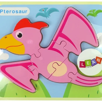Drvena Slagalica Dinosauri Pterodaktil Pliosaur 3