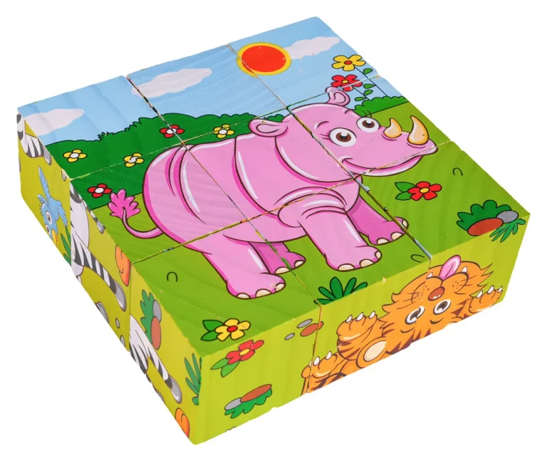 Drvene Kocke Za Najmlađe Safari 4