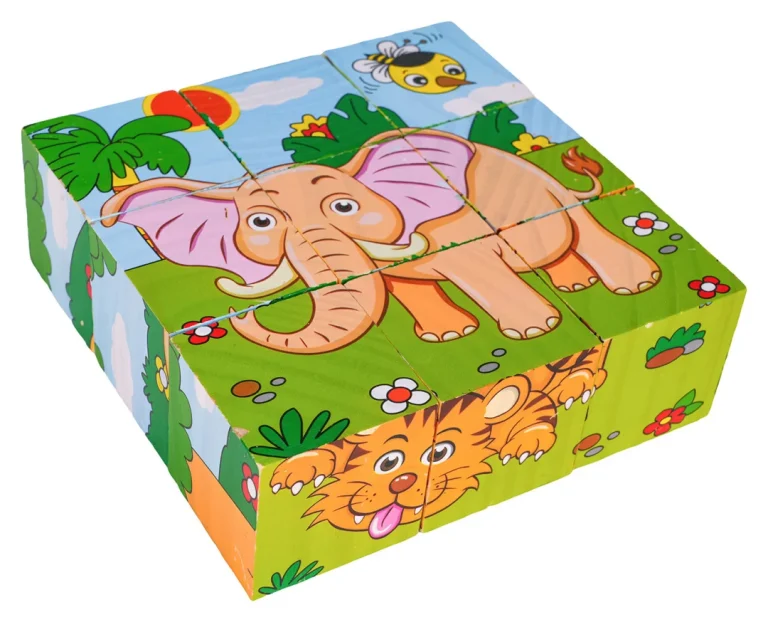 Drvene Kocke Za Najmlađe Safari 6
