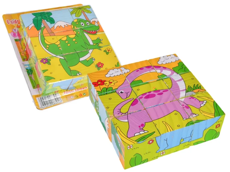 Drvene Kocke Za Najmlađe Dinosauri 1