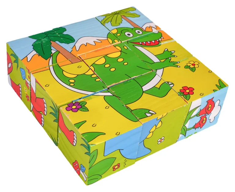 Drvene Kocke Za Najmlađe Dinosauri 2