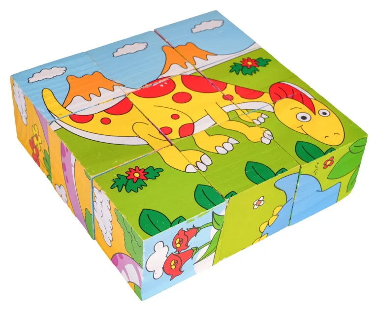 Drvene Kocke Za Najmlađe Dinosauri 3
