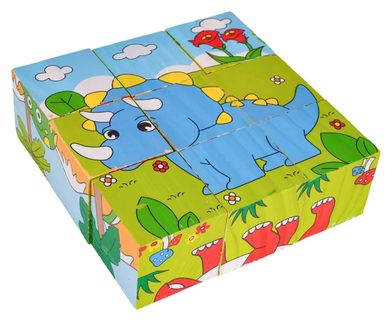 Drvene Kocke Za Najmlađe Dinosauri 4