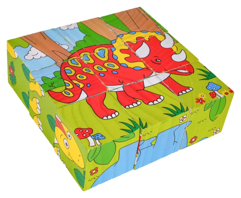 Drvene Kocke Za Najmlađe Dinosauri 5