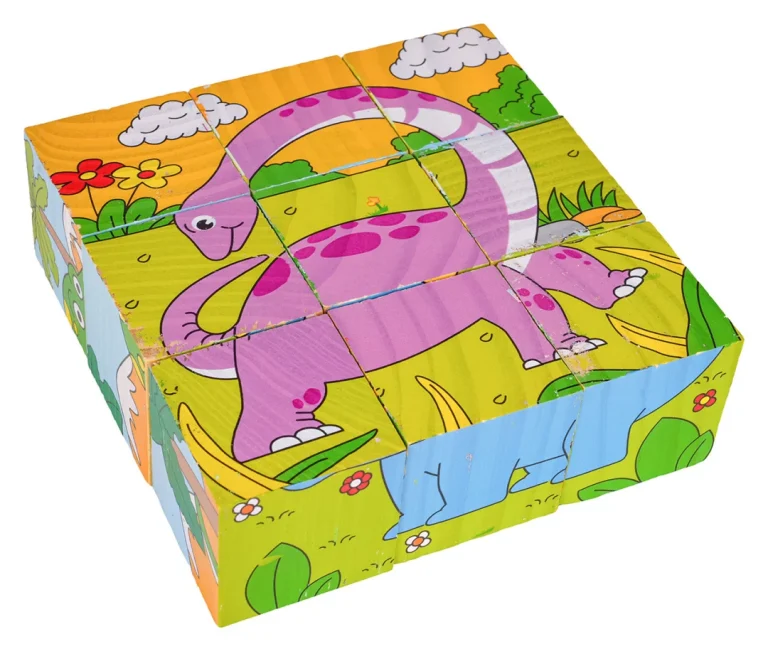 Drvene Kocke Za Najmlađe Dinosauri 6