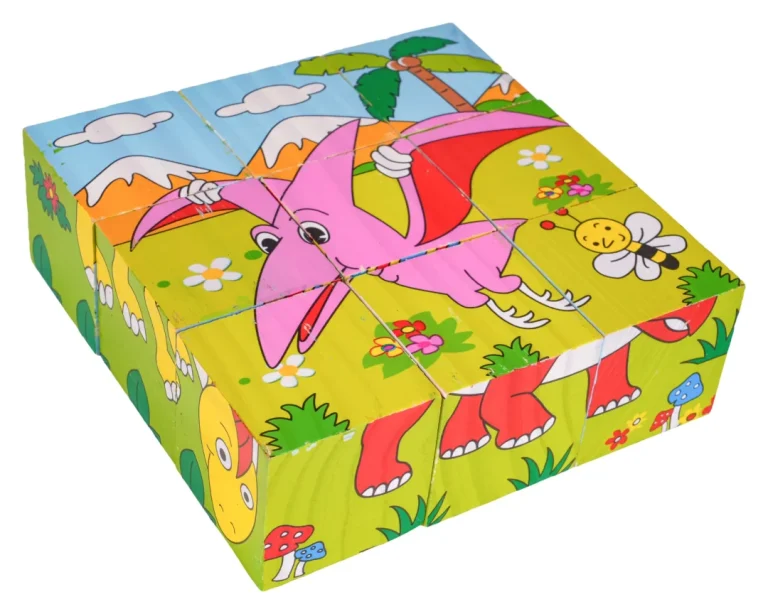 Drvene Kocke Za Najmlađe Dinosauri 7
