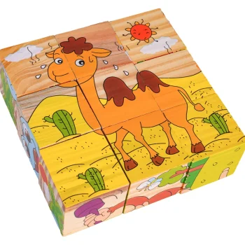 Drvene Kocke Za Najmlađe Egzotične životinje 2